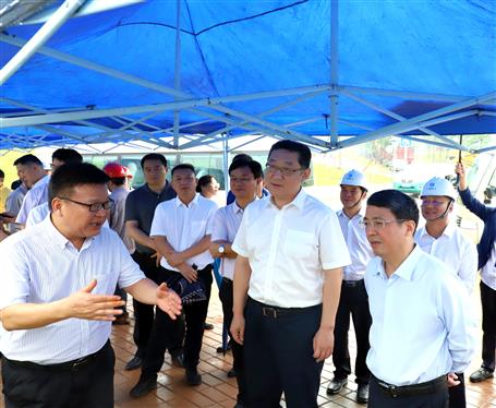 柳州市委書記吳煒、市長張壯到公司項(xiàng)目調(diào)研指導(dǎo)