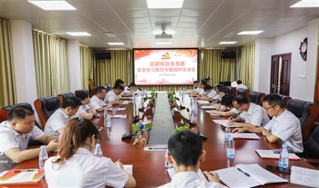 【學(xué)黨史·守初心】覃振華參加總部綜合黨支部黨史學(xué)習(xí)教育專題組織生活會(huì)