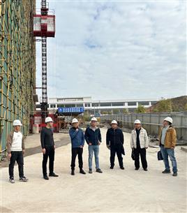 集團公司檢查組到冶建第五分公司項目開展年終質(zhì)量安全綜合大檢查